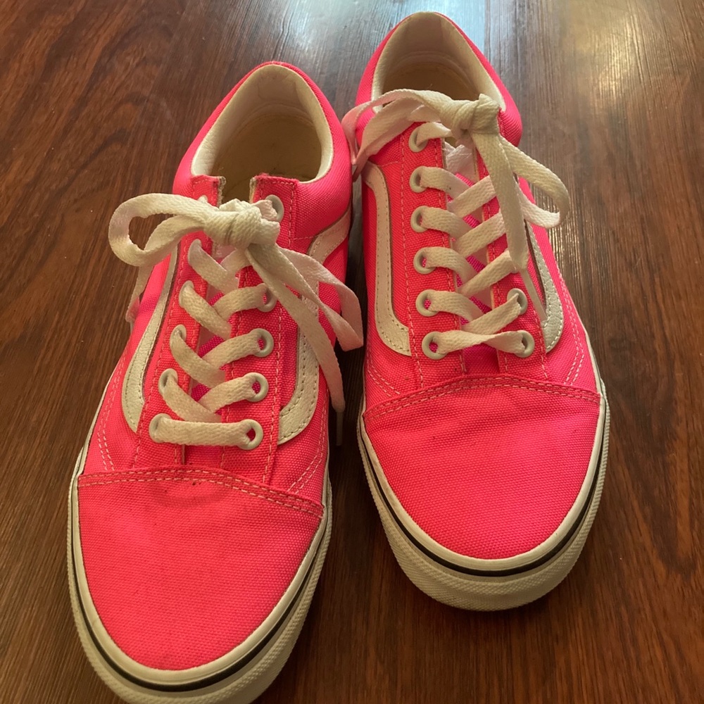 Neon Pink Vans